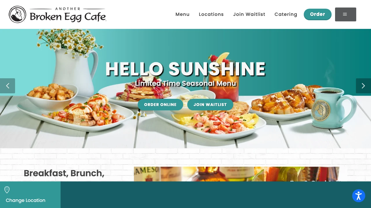 Screenshot of Another Broken Egg website