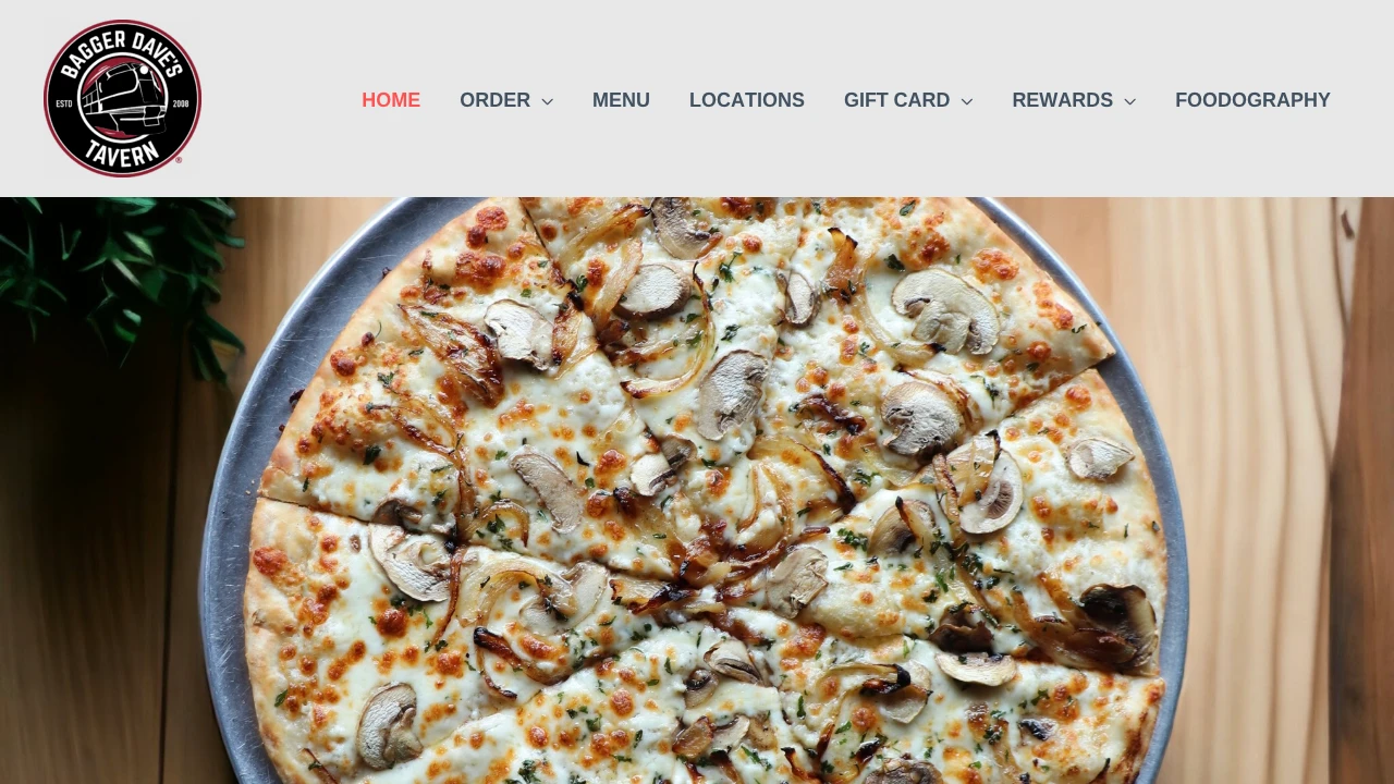 Screenshot of Bagger Dave's website