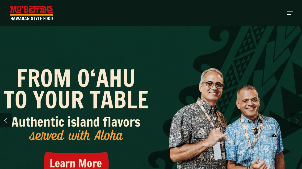 Screenshot of Mo'Bettahs website