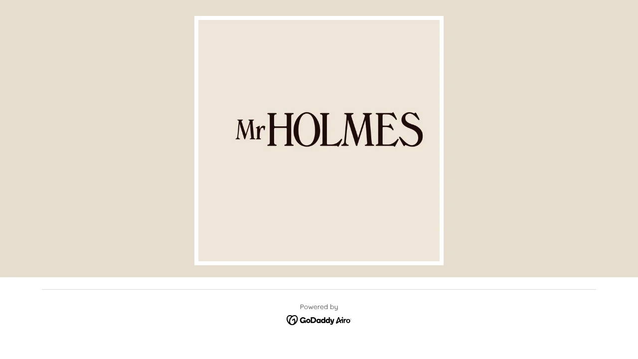 Screenshot of Mr. Holmes Bakehouse website
