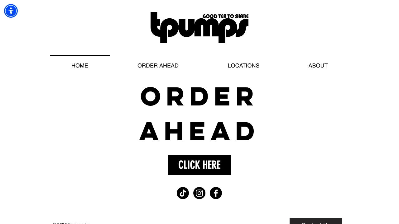Screenshot of Tpumps website